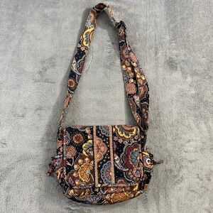 Vera Bradley Crossbody Bag Quilted Cotton‎ Floral Paisley Shoulder Purse